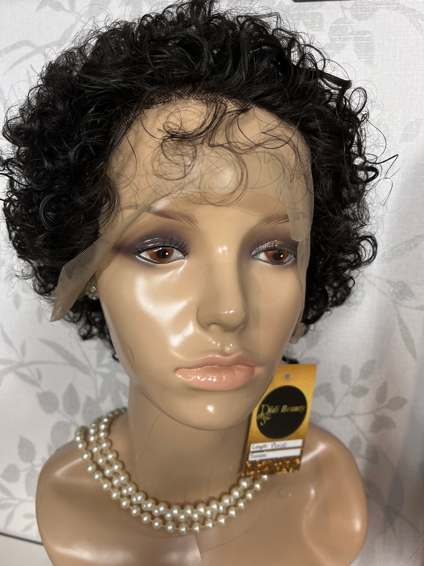 Pixie Cut Human Hair Wig Short Curly Hair