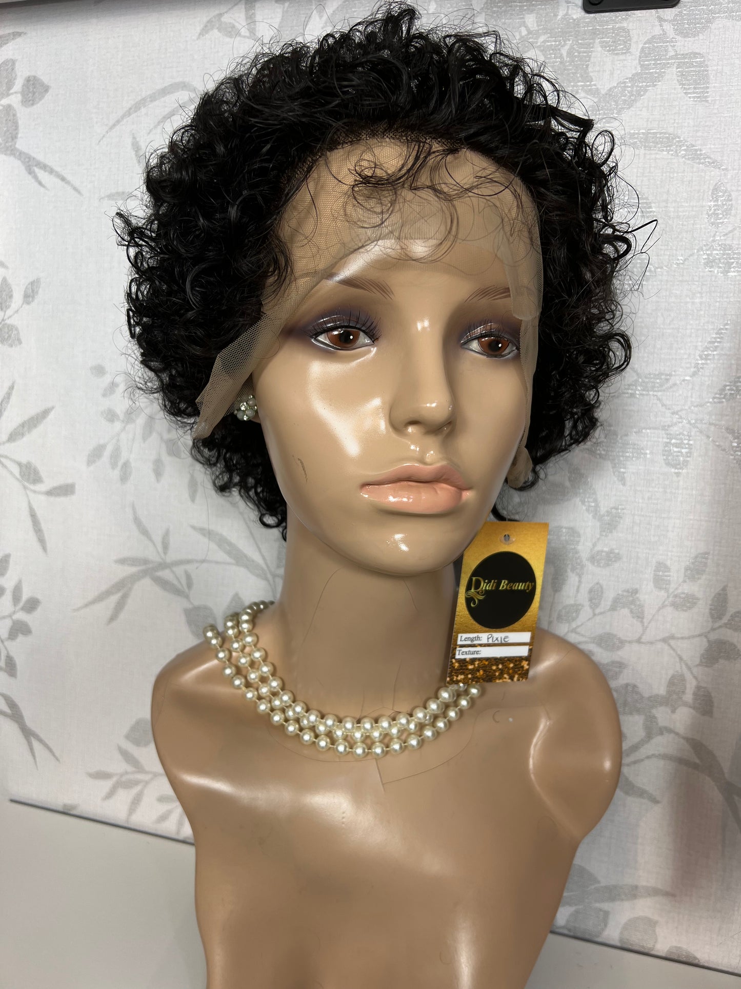 Pixie Cut Human Hair Wig Short Curly Hair